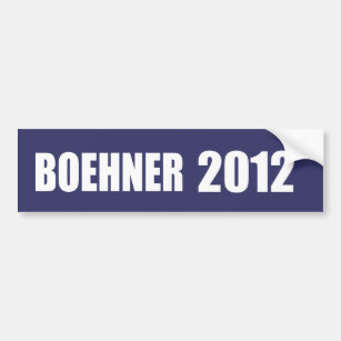 Autocollant De Voiture Vitesse d'élection de JOHN BOEHNER