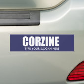 Autocollant De Voiture Vitesse d'élection de JON CORZINE (En voiture)