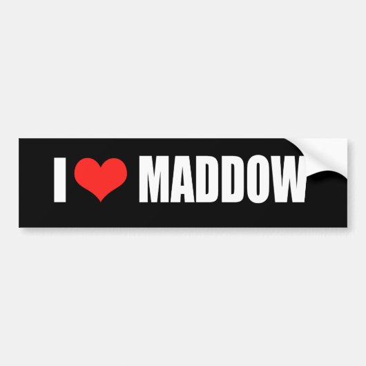 Autocollant De Voiture Vitesse d'élection de MADDOW (Devant)