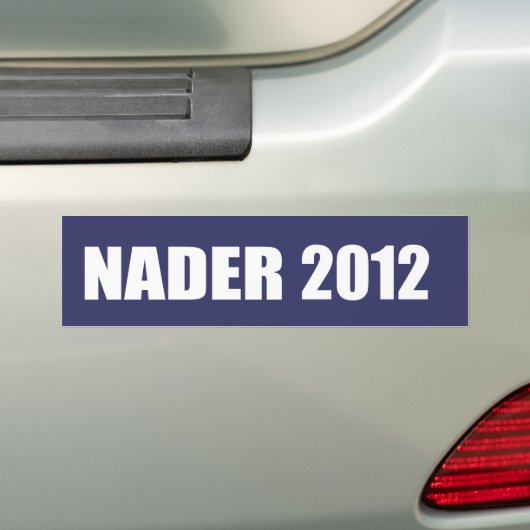 Autocollant De Voiture Vitesse d'élection de RALPH NADER (En voiture)