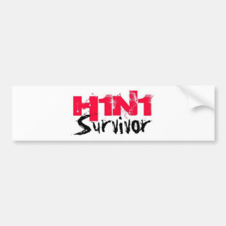 Autocollant De Voiture Vitesse du survivant H1N1