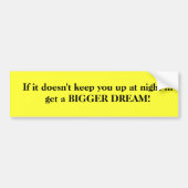 Autocollant De Voiture Vivant l'adhésif pour pare-chocs rêveur (Devant)