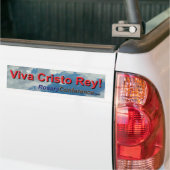 Autocollant De Voiture Vivats Cristo Rey ! Adhésif pour pare-chocs (Sur camion)