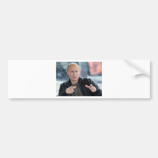 Autocollant De Voiture Vladimir Poutine (Devant)