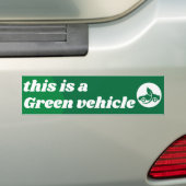 Autocollant De Voiture Voici Un Véhicule Vert (En voiture)
