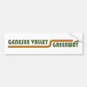 Autocollant De Voiture Voie verte de Genesee Valley New York