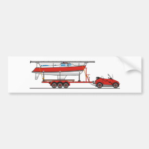 Autocollant De Voiture Voilier Eco Voiture