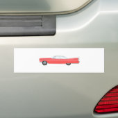 Autocollant De Voiture Voiture classique rose (En voiture)