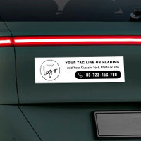 Voiture d'entreprise de logo moderne professionnel