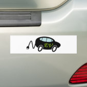 Autocollant De Voiture Voiture et prise d'EV (En voiture)