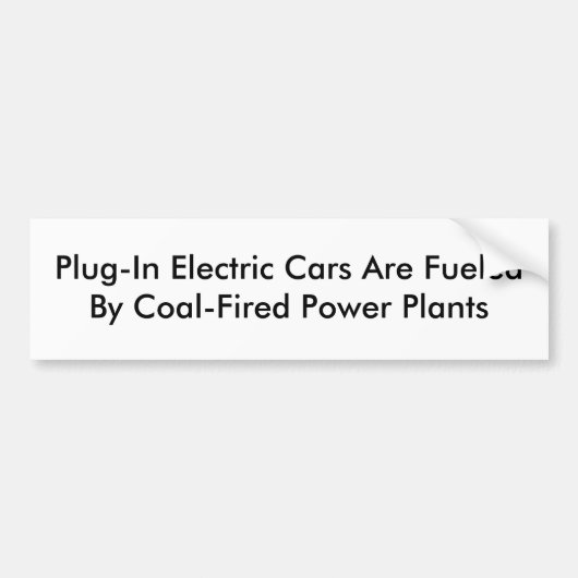 Autocollant De Voiture Voitures électriques embrochables (Devant)