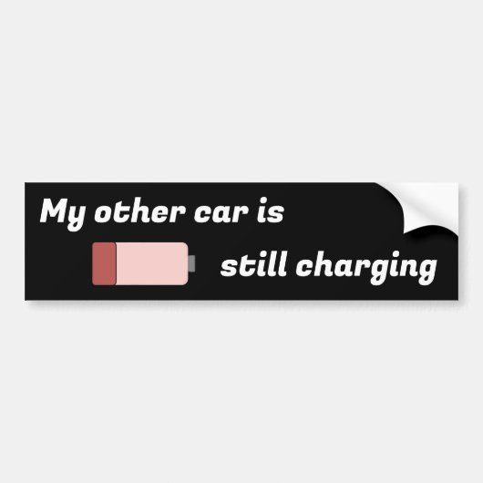 Autocollant De Voiture Voitures électriques, moi ! Auto-collants pour voi (Devant)