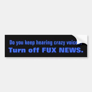Autocollant De Voiture Voix folles FOX NEWS