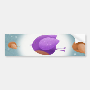 Autocollant De Voiture Voler d'oiseaux