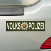 AUTOCOLLANT DE VOITURE VOLKSPOLIZEI (En voiture)