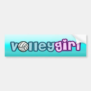Autocollant De Voiture Volley fille