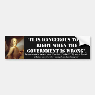 Autocollant De Voiture Voltaire_Quote _01