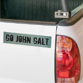 AUTOCOLLANT DE VOITURE VONT JOHN GALT (Sur camion)
