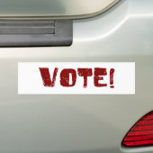 Autocollant De Voiture Vote (En voiture)