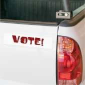 Autocollant De Voiture Vote (Sur camion)