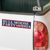 Autocollant De Voiture (Vote) Bull Moose Party 2024 (Sur camion)