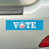 Autocollant De Voiture Vote d'autocollant de Pro-Obama (En voiture)