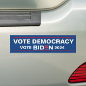 AUTOCOLLANT DE VOITURE VOTE DÉMOCRATIE VOTE BIDEN 2024 (En voiture)