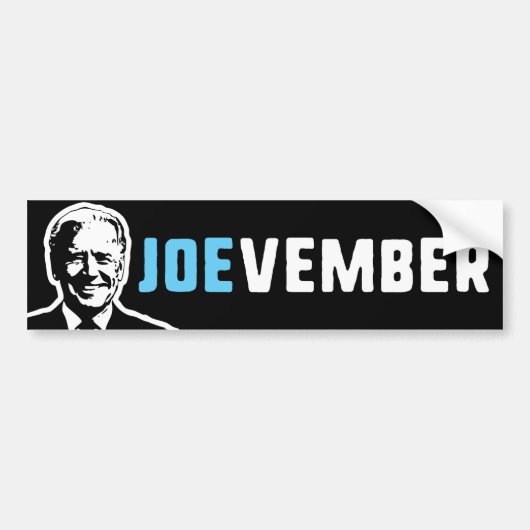 Autocollant De Voiture Vote JOEvember Biden 2024 (Devant)