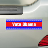 Autocollant De Voiture Vote Obama (En voiture)