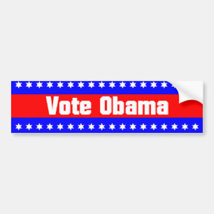 Autocollant De Voiture Vote Obama
