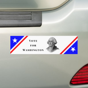 Autocollant De Voiture Vote pour George Washington
