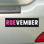 Autocollant De Voiture Vote pour l'avortement Pro-Choice ROEvember (En voiture)