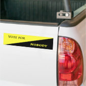 Autocollant De Voiture Vote pour personne 2 (Sur camion)