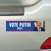 AUTOCOLLANT DE VOITURE VOTE POUTINE 2024 (En voiture)