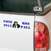 AUTOCOLLANT DE VOITURE VOTE RON PAUL 2012 (Sur camion)