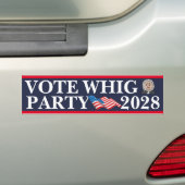 Autocollant De Voiture Vote Whig Party 2028 (En voiture)