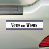 Autocollant De Voiture Votes de suffragette pour l'adhésif pour (En voiture)