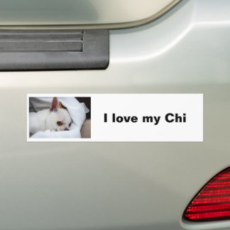 Autocollant De Voiture Votre chien animal de compagnie chiot photo person