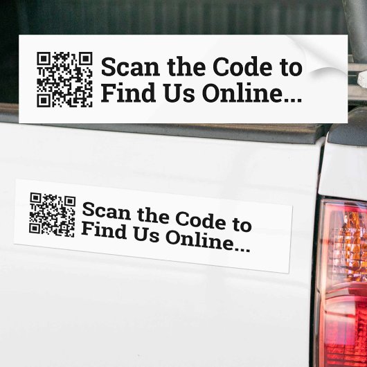 Autocollant De Voiture Votre conception de code QR