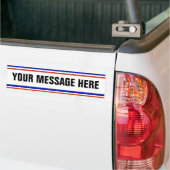 Autocollant De Voiture VOTRE de MESSAGE modèle ICI (Sur camion)