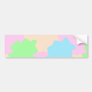 Autocollant De Voiture Votre message ici ajouter du texte nom boho coloré