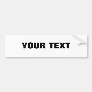 Autocollant De Voiture Votre texte "folio extra audacieux "