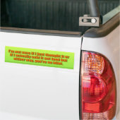 Autocollant De Voiture Vous êtes un Idiot (Sur camion)