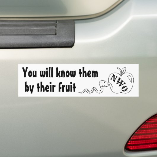 Autocollant De Voiture Vous les connaissez Bumper Sticker (En voiture)