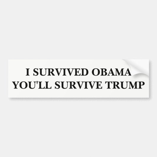 Autocollant De Voiture Vous survivrez (Devant)