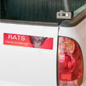 Autocollant De Voiture voyage de rats (Sur camion)