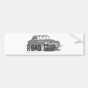 Autocollant De Voiture Voyage en voiture ancienne