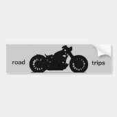 Autocollant De Voiture Voyages sur route. Motorcycle (Devant)
