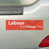 Autocollant De Voiture Vrai de changement logo de travail maintenant (En voiture)