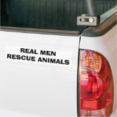 AUTOCOLLANT DE VOITURE VRAIS ANIMAUX DE MENRESCUE (Sur camion)